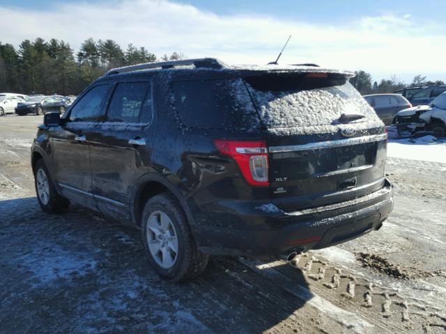 1FM5K8D81DGA57217 - 2013 FORD EXPLORER X BLACK photo 3