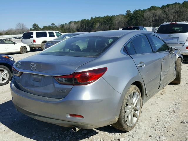 JM1GJ1V66E1136021 - 2014 MAZDA 6 TOURING SILVER photo 4