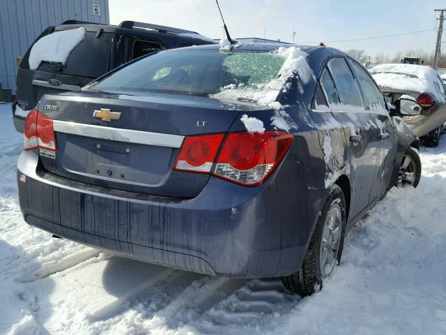 1G1PC5SB2D7278972 - 2013 CHEVROLET CRUZE LT BLUE photo 4