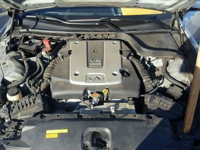 JNKCV64E28M109165 - 2008 INFINITI G37 BASE SILVER photo 7