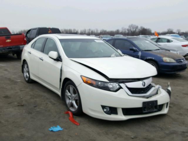 JH4CU2F63AC020413 - 2010 ACURA TSX WHITE photo 1