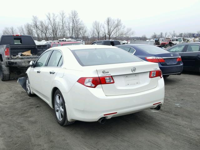 JH4CU2F63AC020413 - 2010 ACURA TSX WHITE photo 3