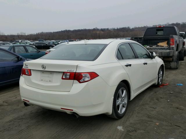 JH4CU2F63AC020413 - 2010 ACURA TSX WHITE photo 4