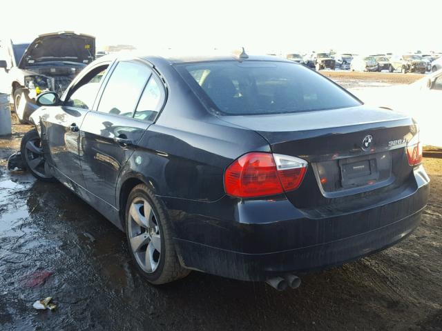 WBAVC93567KX54413 - 2007 BMW 328 XI BLACK photo 3