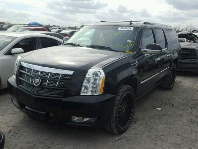 1GYUKJEF6AR285941 - 2010 CADILLAC ESCALADE E BLACK photo 2