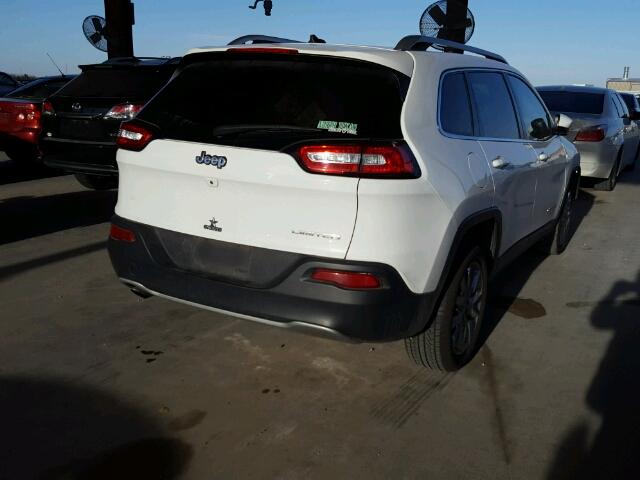 1C4PJLDB9FW747059 - 2015 JEEP CHEROKEE L WHITE photo 4