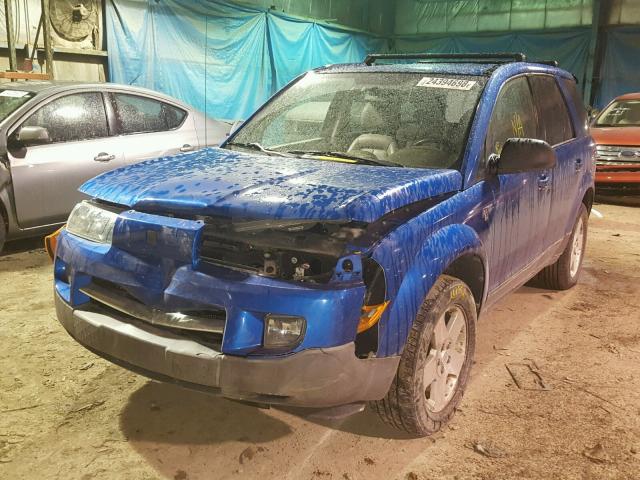 5GZCZ63454S825108 - 2004 SATURN VUE BLUE photo 2