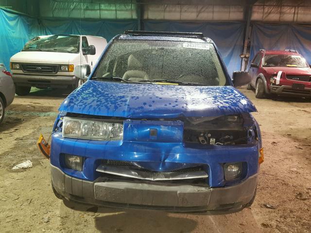 5GZCZ63454S825108 - 2004 SATURN VUE BLUE photo 9