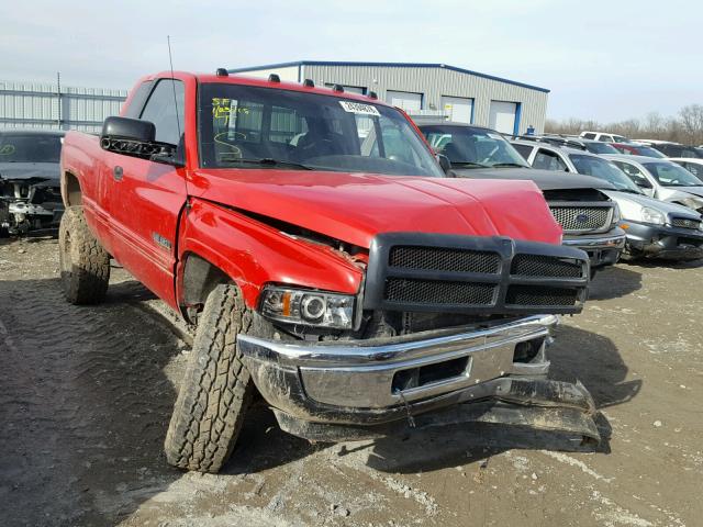 1B7KF236XWJ174695 - 1998 DODGE RAM 2500 RED photo 1