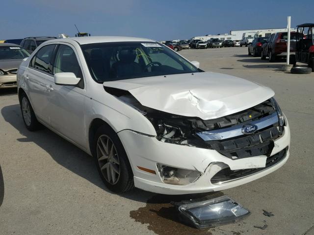 3FAHP0JA1CR443855 - 2012 FORD FUSION SEL WHITE photo 1