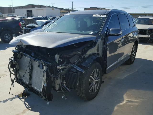 5N1DL0MM8JC506922 - 2018 INFINITI QX60 CHARCOAL photo 2