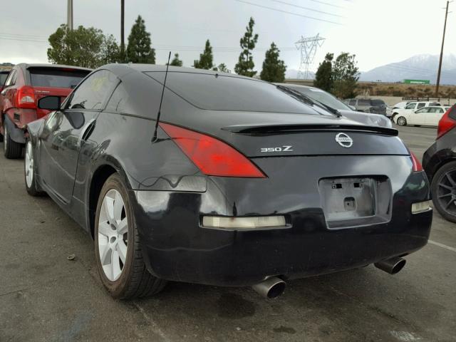 JN1AZ34E04T063737 - 2004 NISSAN 350Z COUPE BLACK photo 3