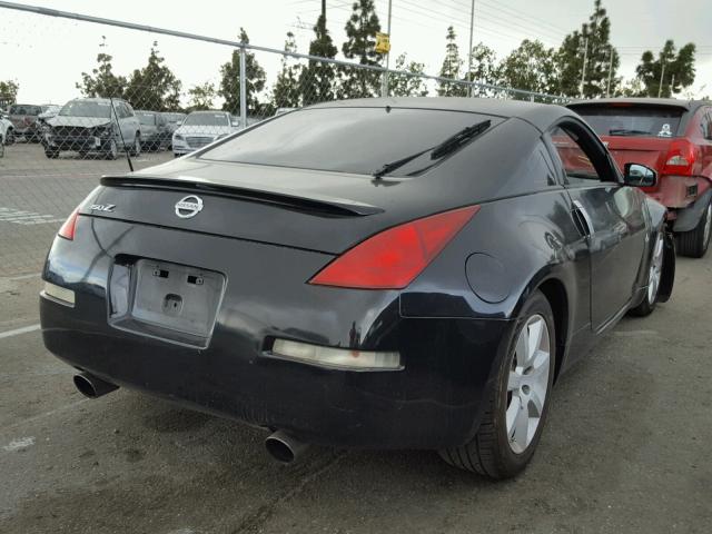 JN1AZ34E04T063737 - 2004 NISSAN 350Z COUPE BLACK photo 4