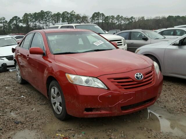 4T1BE46K39U340755 - 2009 TOYOTA CAMRY BASE RED photo 1