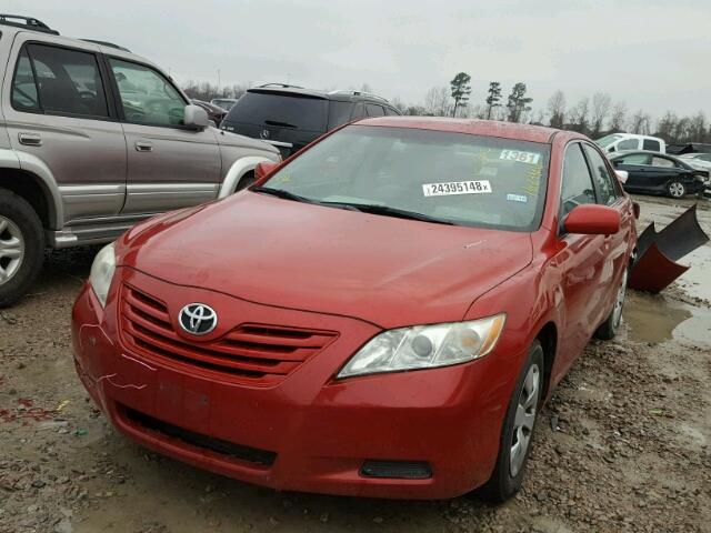 4T1BE46K39U340755 - 2009 TOYOTA CAMRY BASE RED photo 2