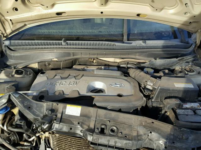 KMHCN46C76U027345 - 2006 HYUNDAI ACCENT GLS GOLD photo 7