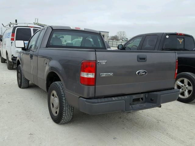 1FTRF12217KD38368 - 2007 FORD F150 GRAY photo 3