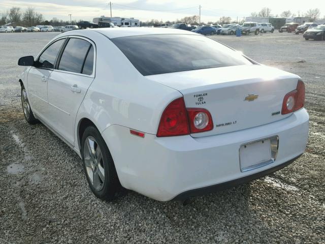 1G1ZC5E08AF216402 - 2010 CHEVROLET MALIBU 1LT WHITE photo 3