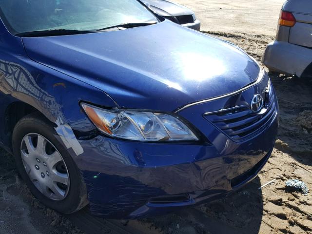 4T1BE46K29U282038 - 2009 TOYOTA CAMRY BASE BLUE photo 9