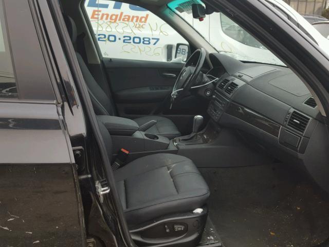WBXPC93417WF08841 - 2007 BMW X3 3.0SI BLACK photo 5