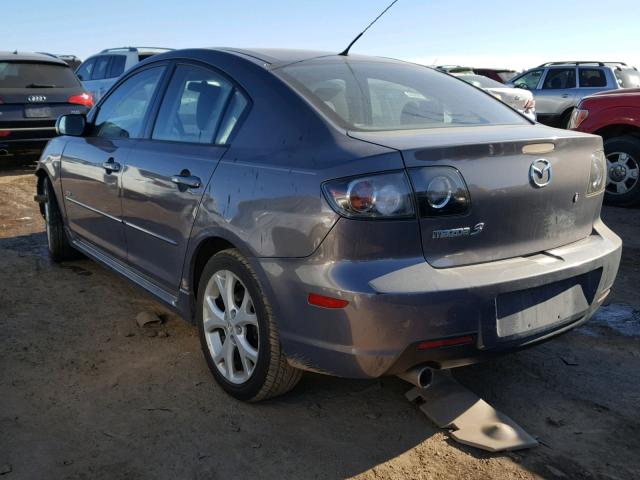 JM1BK323971640076 - 2007 MAZDA 3 S GRAY photo 3