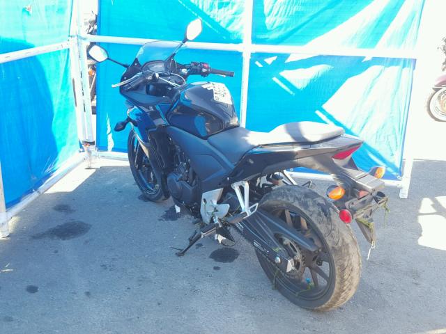 MLHPC4412D5000586 - 2013 HONDA CBR500 R BLACK photo 3