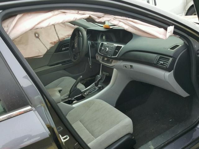 1HGCR2F78EA105343 - 2014 HONDA ACCORD EX GRAY photo 5