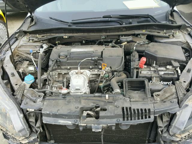 1HGCR2F78EA105343 - 2014 HONDA ACCORD EX GRAY photo 7