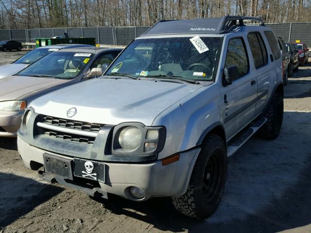 5N1ED28Y24C672836 - 2004 NISSAN XTERRA XE SILVER photo 2