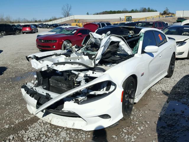 2C3CDXGJ7GH347134 - 2016 DODGE CHARGER R/ WHITE photo 2