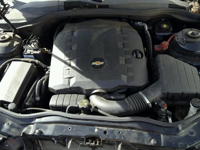 2G1FD1E31F9244433 - 2015 CHEVROLET CAMARO LT BLACK photo 7