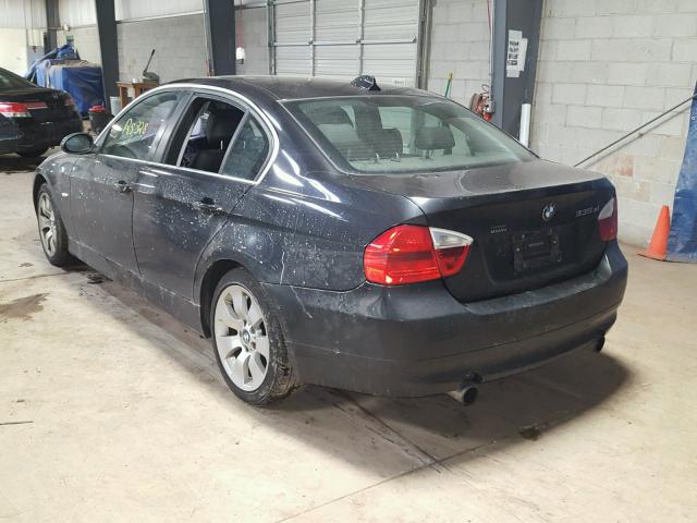 WBAVD53558A283402 - 2008 BMW 335 XI BLACK photo 3