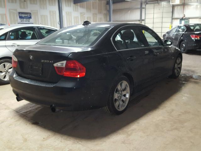 WBAVD53558A283402 - 2008 BMW 335 XI BLACK photo 4