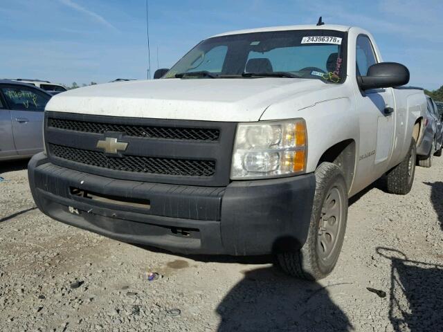 1GCEC14X79Z204877 - 2009 CHEVROLET SILVERADO WHITE photo 2