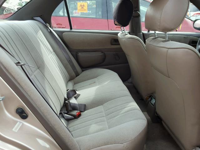 1NXBA02E2VZ657120 - 1997 TOYOTA COROLLA BA BEIGE photo 6
