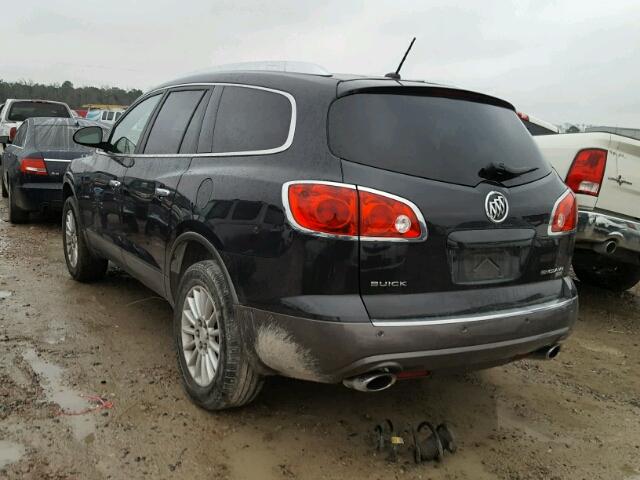 5GAER23D59J123128 - 2009 BUICK ENCLAVE CX BLACK photo 3