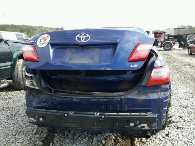 4T1BE46K07U151462 - 2007 TOYOTA CAMRY NEW BLUE photo 9