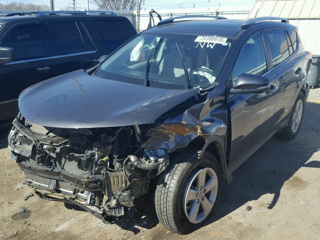 2T3WFREV1DW004870 - 2013 TOYOTA RAV4 XLE GRAY photo 2