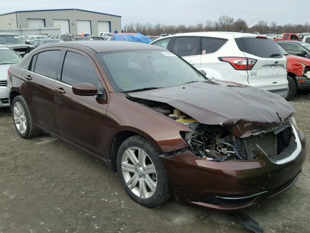 1C3CCBBB0CN176685 - 2012 CHRYSLER 200 TOURIN MAROON photo 1