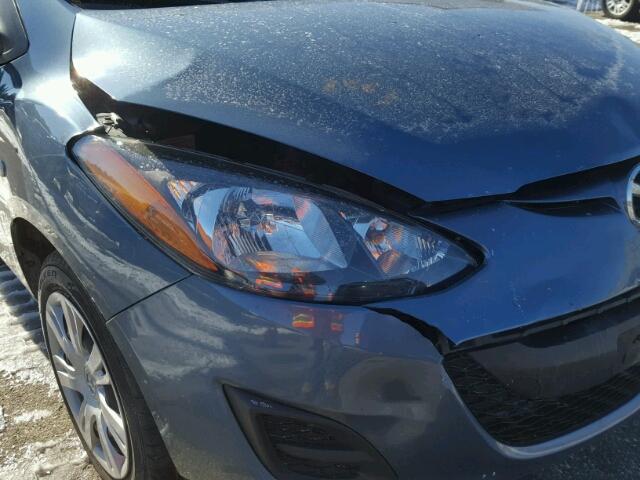 JM1DE1KZ7E0188432 - 2014 MAZDA MAZDA2 SPO 蓝色 照片 9