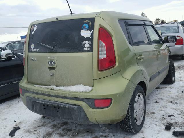 KNDJT2A64D7601757 - 2013 KIA SOUL + GREEN photo 4