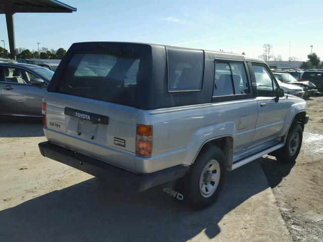 JT4RN62S5J0192172 - 1988 TOYOTA 4RUNNER RN GRAY photo 4