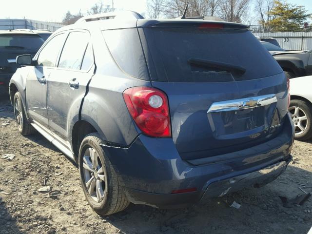 2CNALPEC2B6293512 - 2011 CHEVROLET EQUINOX LT BLUE photo 3