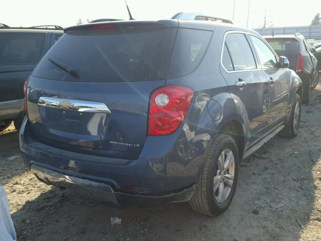 2CNALPEC2B6293512 - 2011 CHEVROLET EQUINOX LT BLUE photo 4