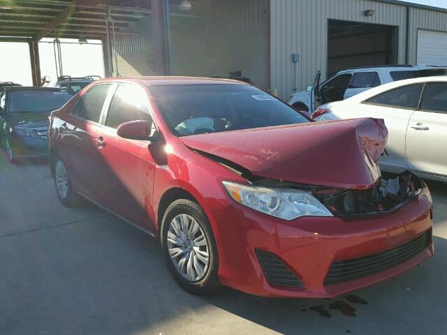 4T4BF1FK1CR207002 - 2012 TOYOTA CAMRY BASE RED photo 1