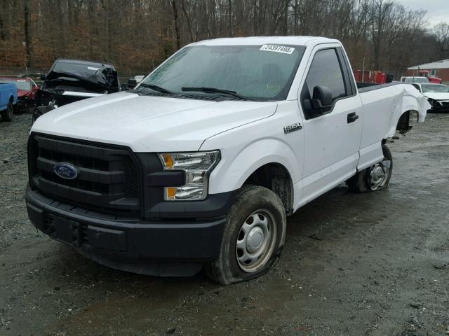 1FTMF1C87GKD05422 - 2016 FORD F150 WHITE photo 2