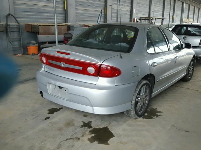 1G1JH52F737297395 - 2003 CHEVROLET CAVALIER L GRAY photo 4