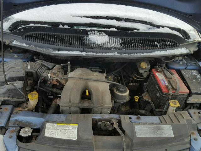 1D4GP25B67B129054 - 2007 DODGE CARAVAN SE BLUE photo 7