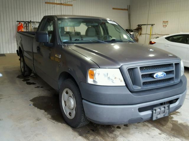 1FTRF12248KC21286 - 2008 FORD F150 GRAY photo 1