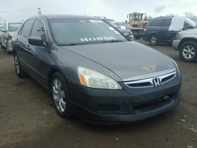 1HGCM66507A011934 - 2007 HONDA ACCORD EX GRAY photo 1